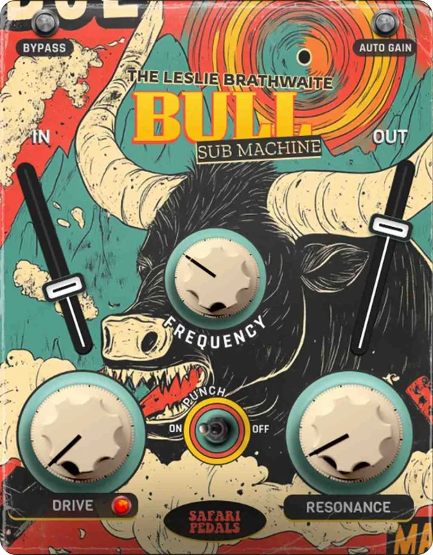 Safari Pedals Bull Sub Machine interface