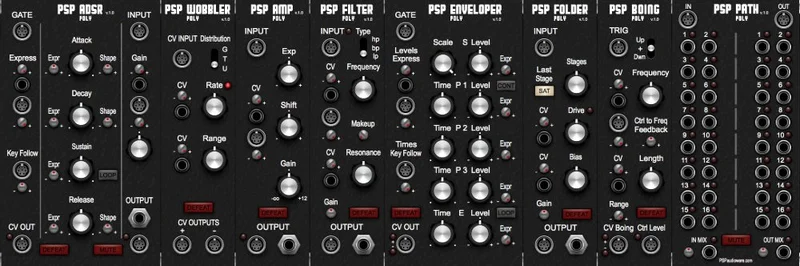 Cherry Audio Voltage Modular PSP Poly Modular Collection interface