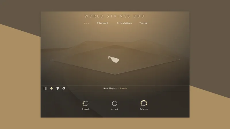 Evolution Series World Strings Oud interface