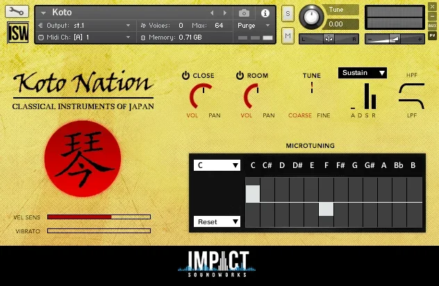 Impact Soundworks Koto Nation interface
