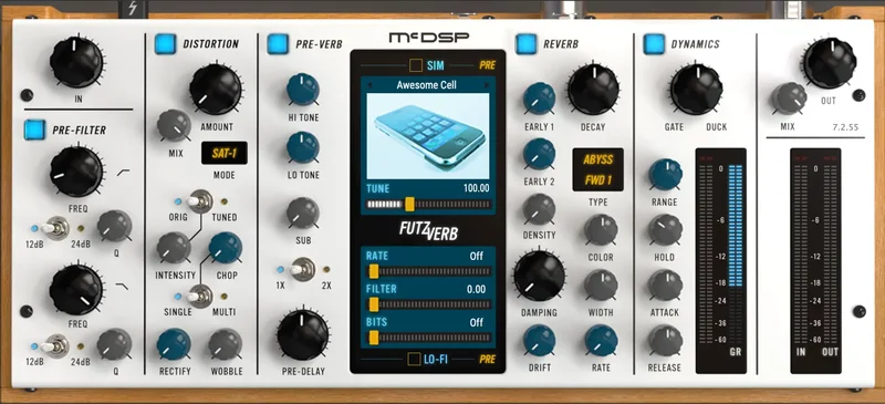 McDSP FutzVerb interface
