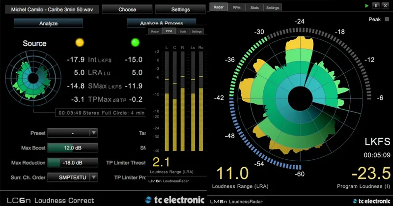 TC Electronic Multi Channel Loudness Bundle interface