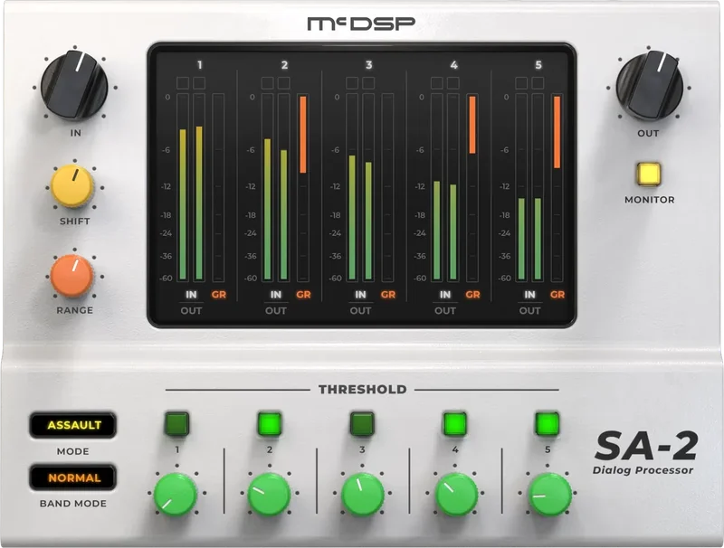 McDSP SA-2 Dialog Processor HD v7 interface