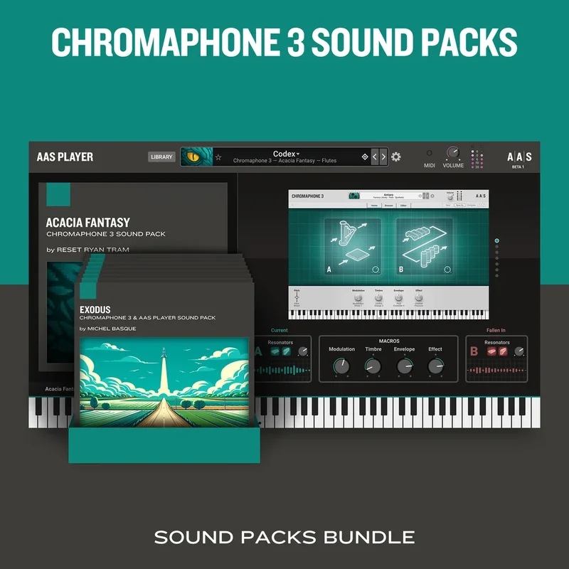 AAS Chromaphone 3 Sound Packs Bundle interface