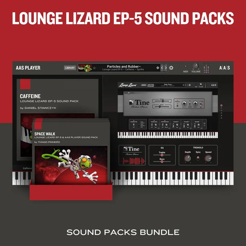 AAS Lizard EP-5 Sound Packs Bundle interface