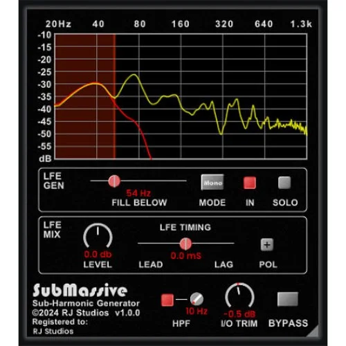Raising Jake SubMassive interface