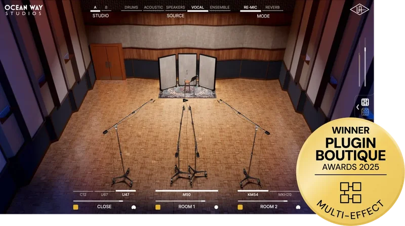 Universal Audio Ocean Way Studios Deluxe interface