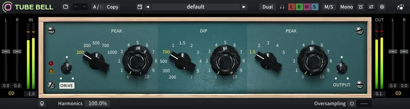 Three-Body Technology Deep Vintage Tube Bell interface