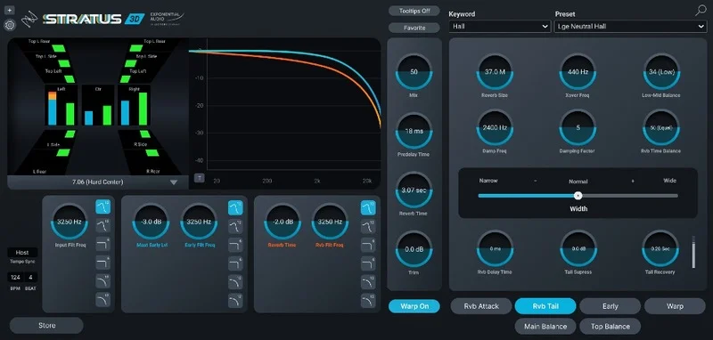 iZotope 3D Reverb Bundle interface