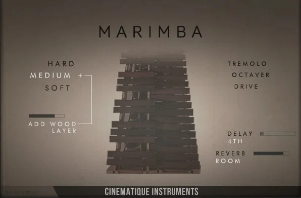 Cinematique Instruments Marimba interface