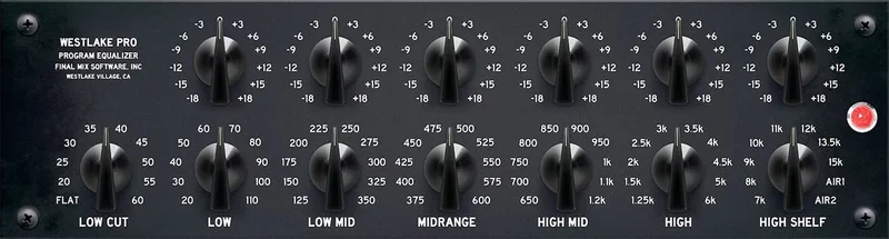 Final Mix Westlake EQ III interface