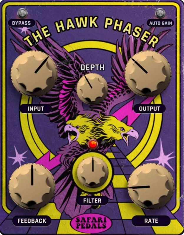 Safari Pedals Hawk Phaser interface