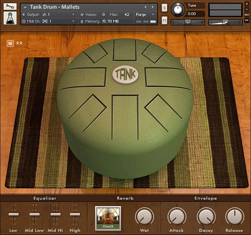 AudioThing Tank Drum interface