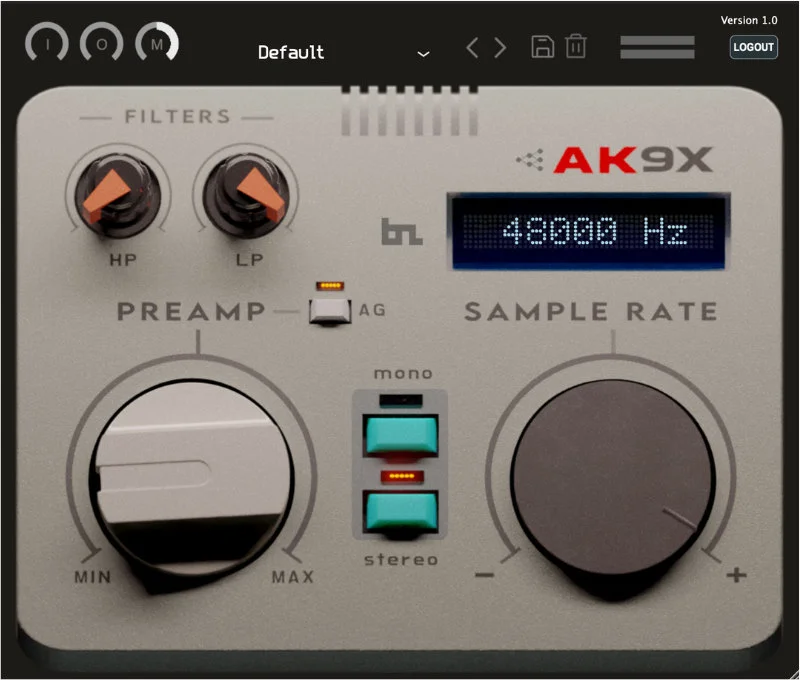 BeatSkillz AK9X interface