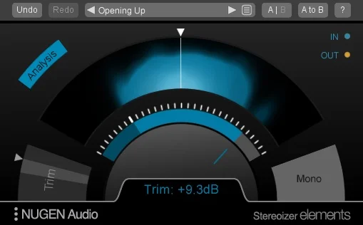 NUGEN Audio Stereoizer Elements interface