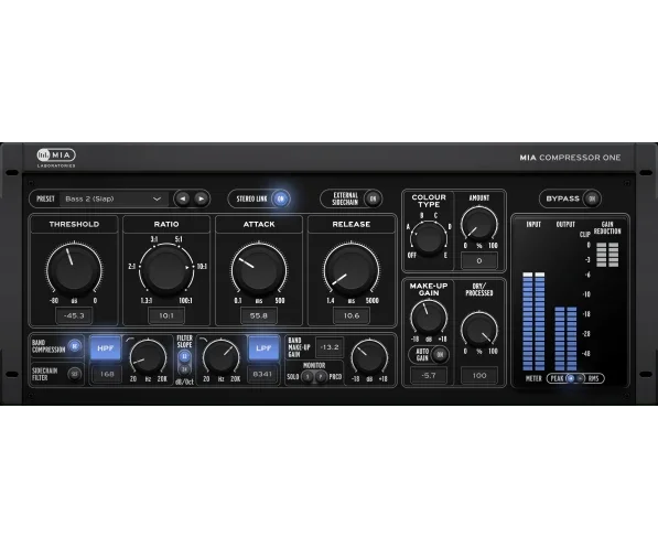 MIA Laboratories Compressor One interface
