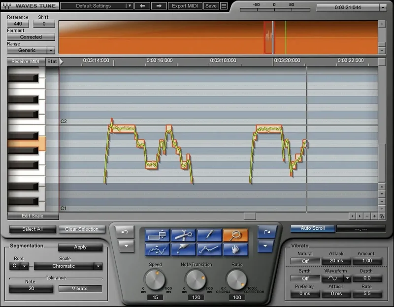Waves Tune interface