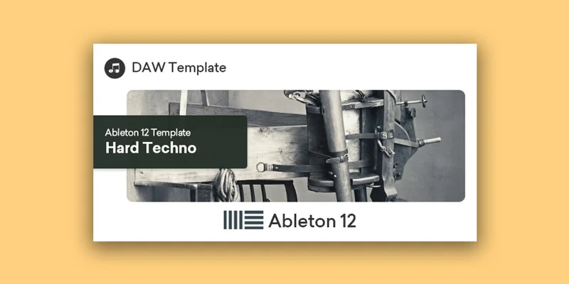 Plugin Boutique Hard Techno Ableton 12 Template interface