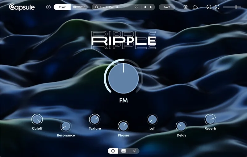 Capsule Audio Ripple interface