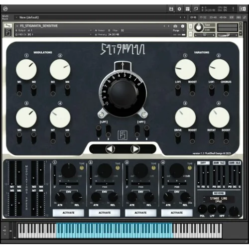 FluidShell Design Stigmata interface