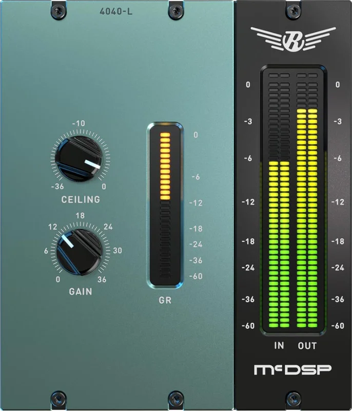 McDSP 4040 Retro Limiter Native v7 interface