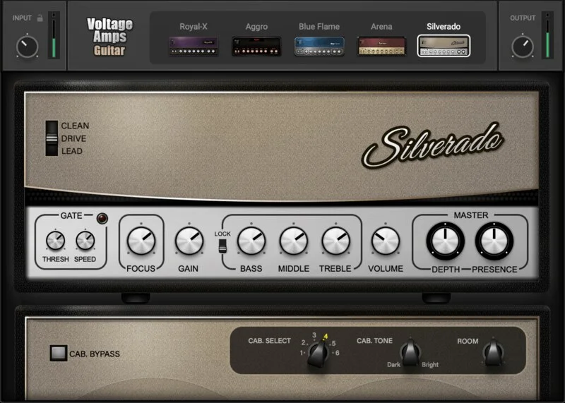 Waves Voltage Amps interface