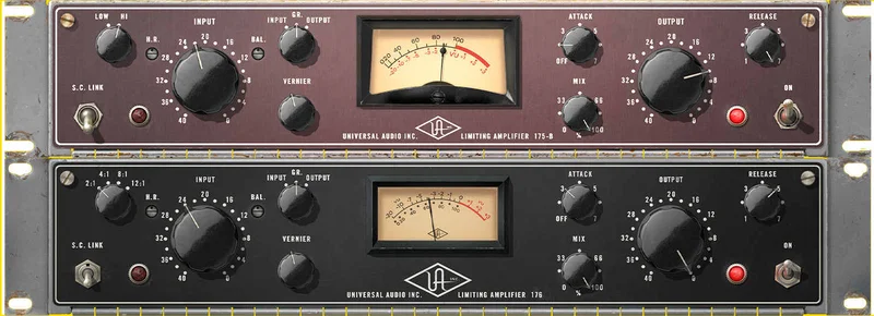 Universal Audio UA 175B & 176 Tube Compressor Collection interface