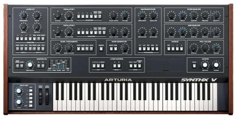 Arturia Synthx V interface