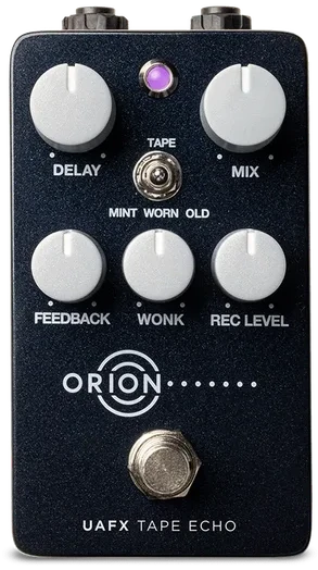 Universal Audio Orion Tape Echo Pedal interface