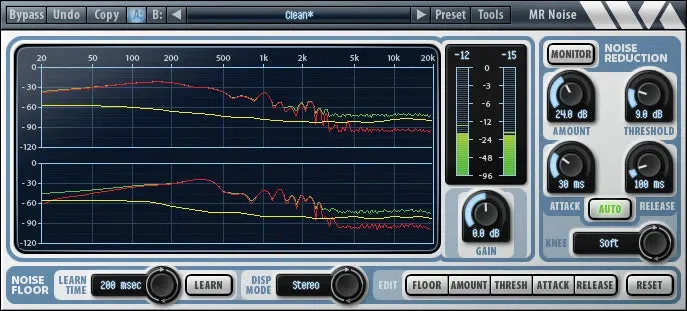 Wave Arts MR Noise interface