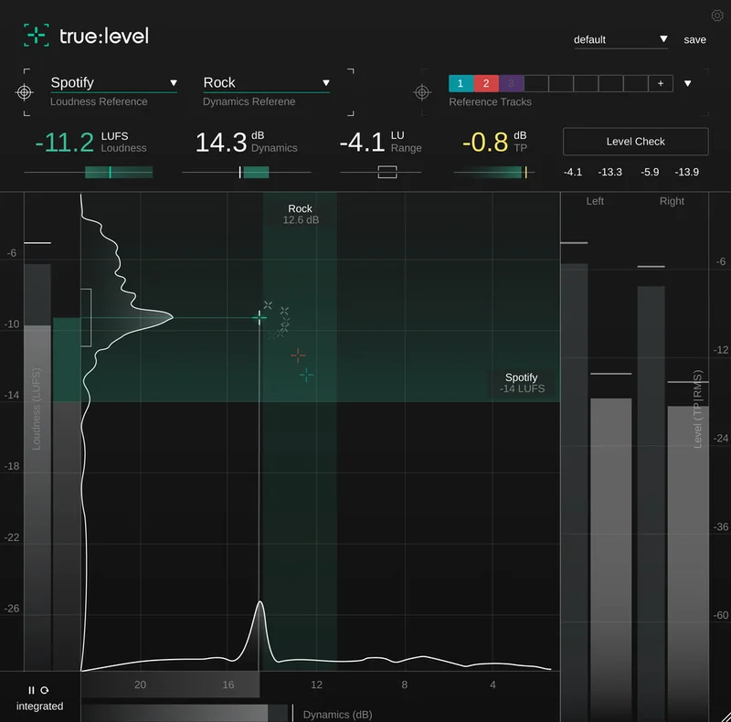 sonible true:level + 1 FREE sonible Product interface