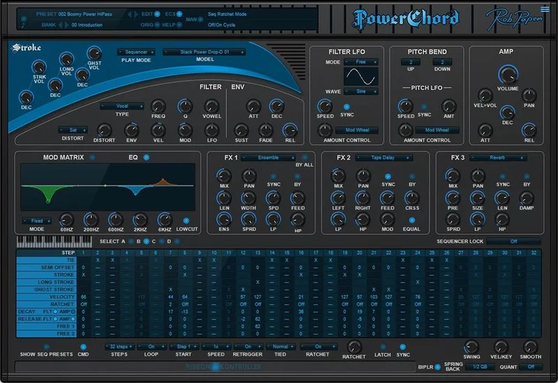 Rob Papen PowerChord interface