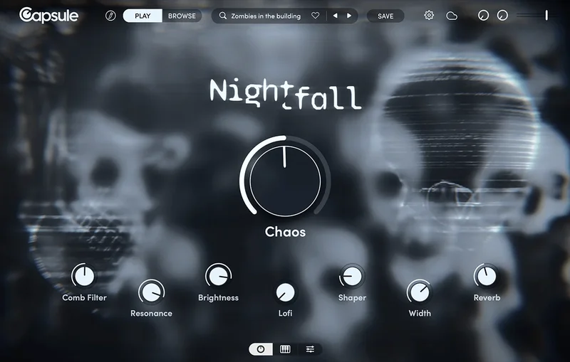 Capsule Nightfall interface