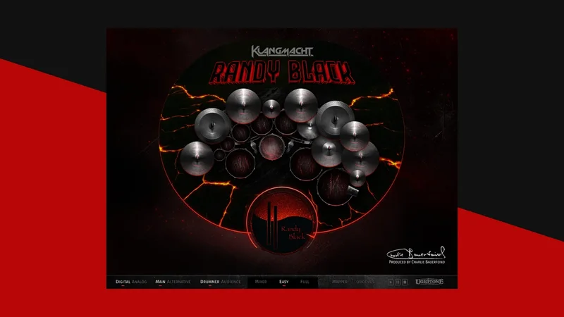 Randy Black Drums interface