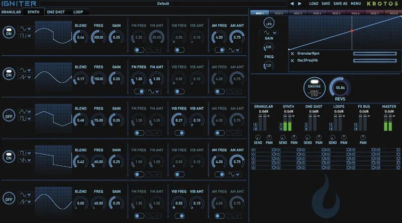 Krotos Audio Igniter Full Tank interface