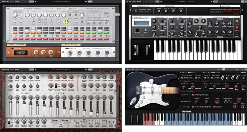 Xhun Audio Instruments Bundle interface