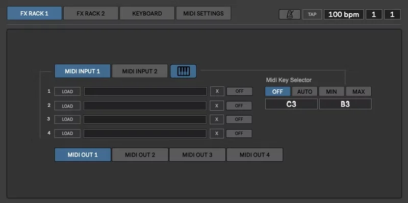 Digital Brain Instruments Midi Player Pro interface