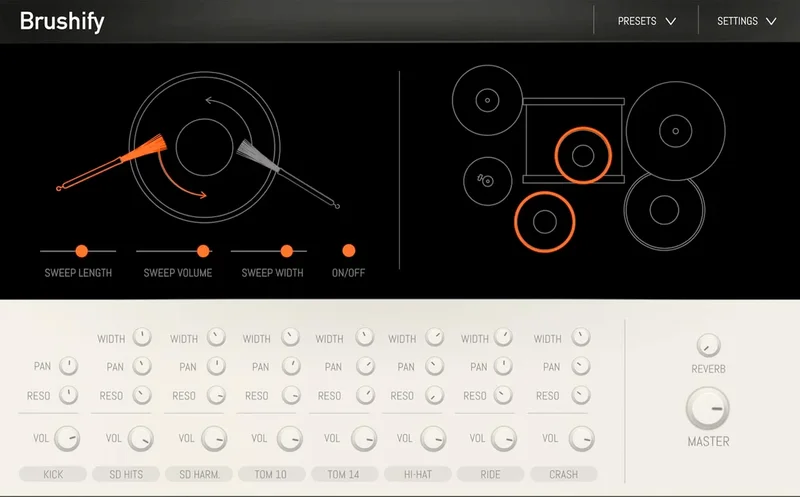 Sampleson Brushify interface