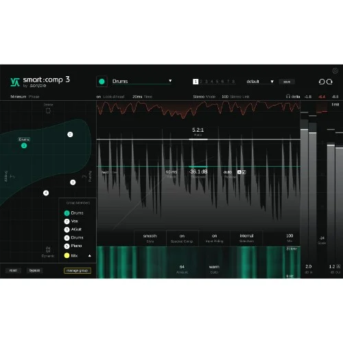 Sonible smart:comp 3 Upgrade interface