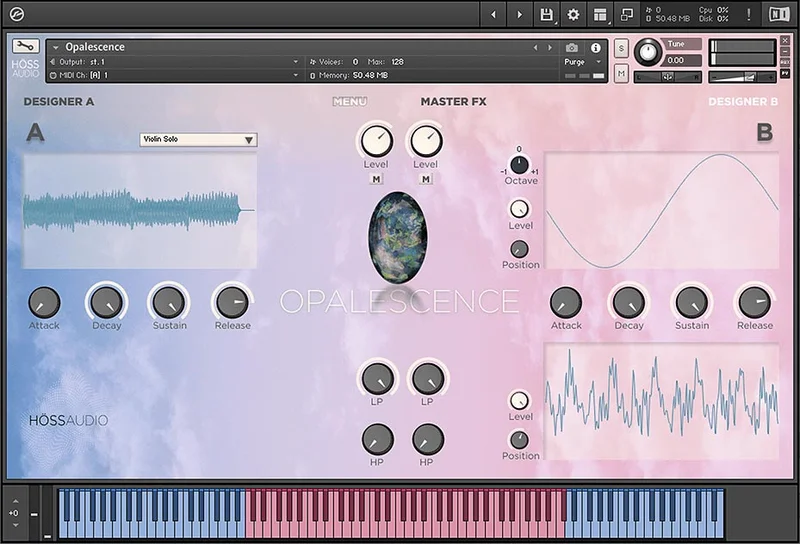 Loot Audio Opalescence interface