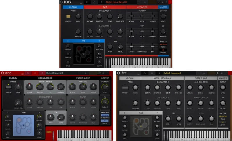 Tracktion Retromod Bundle interface