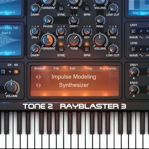 Tone2 Rayblaster 3 Big Bundle interface