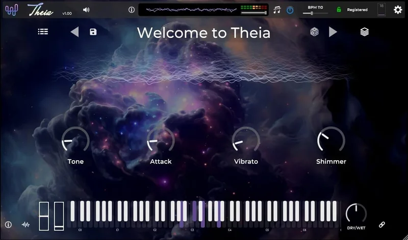 Tracktion Theia interface