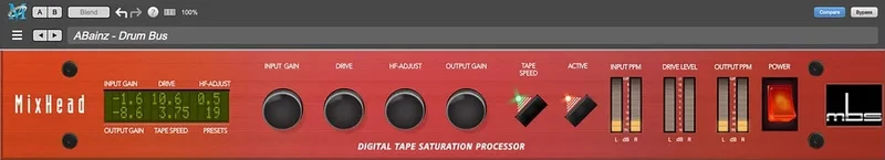 Metric Halo x Make Believe Studios MB MixHead interface