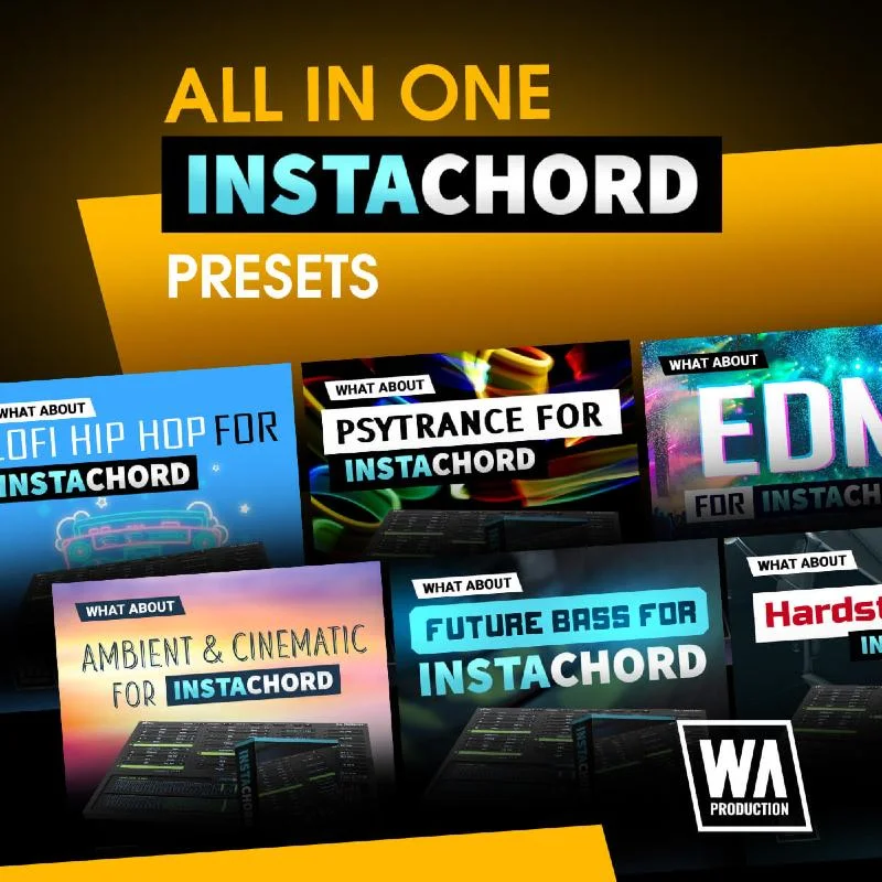 W. A. Production All In One: InstaChord 2 Presets interface