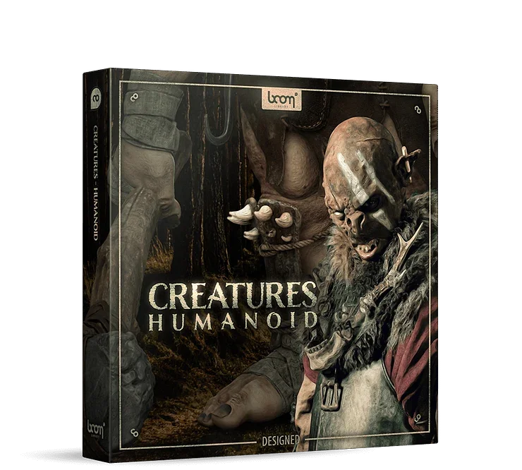 Boom Library Creatures Humanoid - Designed interface