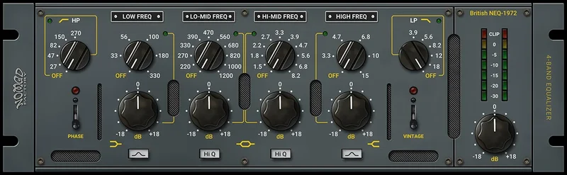 Nomad Factory British NEQ-1972 interface
