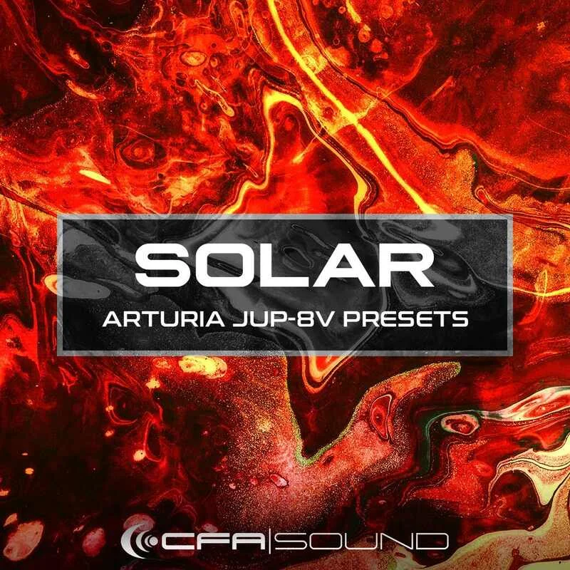 Resonance Sound CFA-Sound Solar Arturia Jup-8V Presets interface