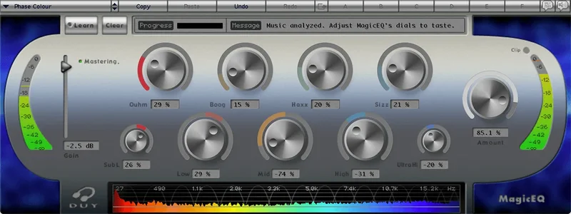 DUY MagicEQ interface