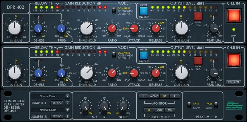 Waves BSS DPR-402 interface